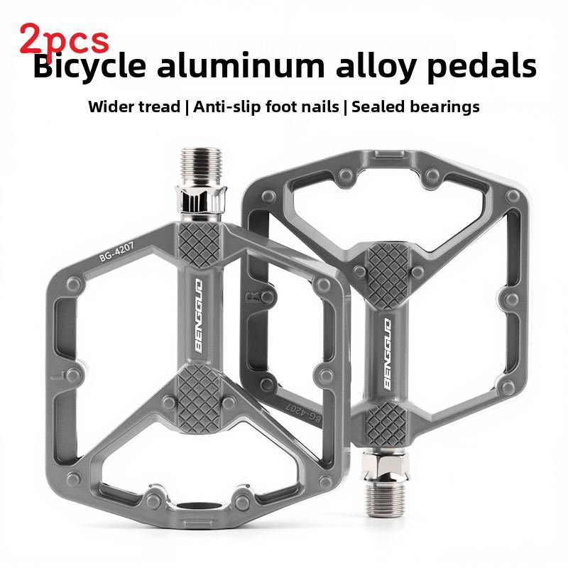 Fahrradpedale Aluminiumlegierung Mountainbike Rennrad Antirutsch Schnellspanner Doppellager