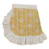 Cotton Half Apron with Daisy Print & Lace Hem Breathable Adjustable