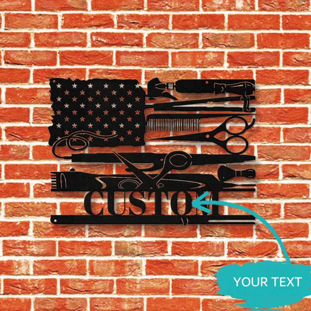 Custom Metal Sign for Hair Salon Wall Decor Gift for Hairdressers