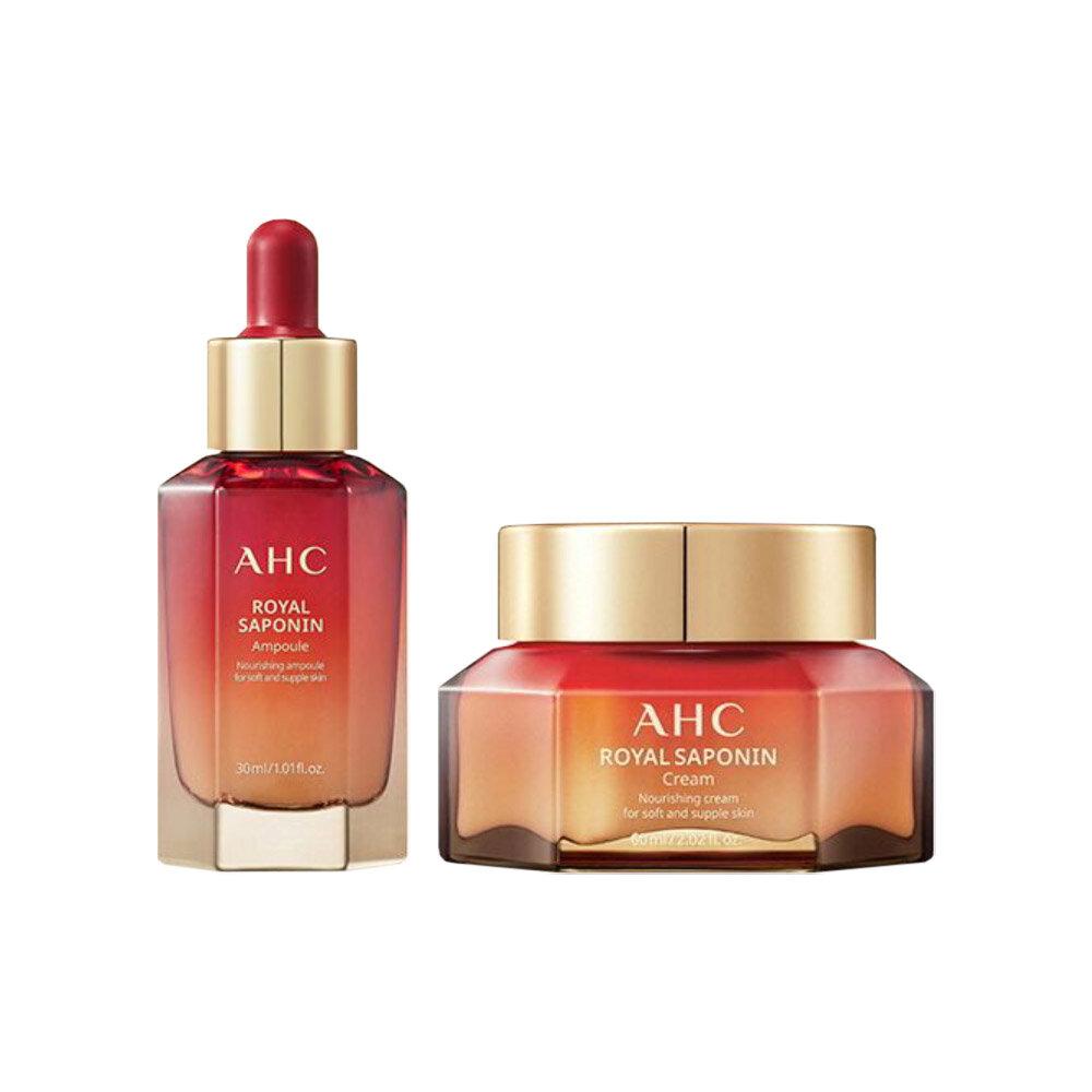AHC Royal Saponin Ampoule 30ml + Cream 60ml AHC Royal Saponin Ampoule 30ml + Cream 60ml