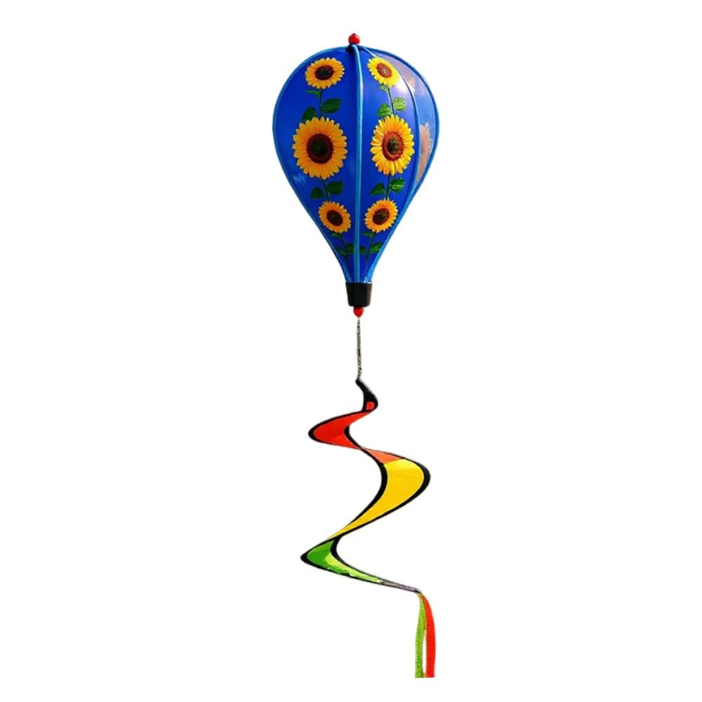 Colorful Design Wind Spinner Transparent Material Rainbow Windmill  Garden Decoration