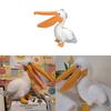Pelikan Kuscheltier mit langem Schnabel Realistisches Vogel Stofftier Für Kinder Geschenk