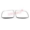 Verre chauffant de rétroviseur latéral de remplacement pour voiture avec plaque pour Mitsubishi Lancer 2008-2014