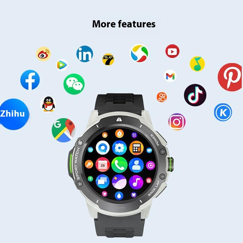 SCIONE Smart Touch Screen Watch Full Netcom 5G Card HD Color Screen Bluetooth Call Smart Watch
