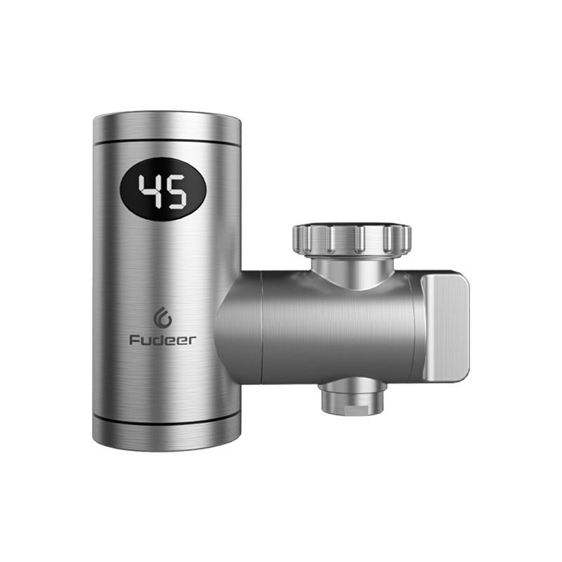 Stainless Steel Electric Instant Hot Water Faucet, No Installation Needed, for Hot and Cold Water Use In Kitchen