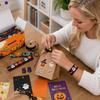 170PCS Halloween Party Favors Assortment for Kids or Treat Goodie Bag Fillers Bracelets Rings Webs Bulk Toys Set for School Prizes Birthday Supplies