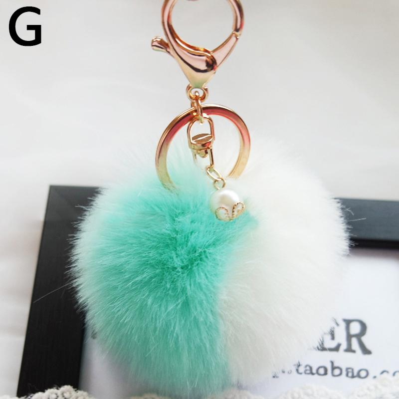 Llavero De Bola De Pelo Decorativo De 8 Piezas Para Bolsa De Llavero De Bola De Pelo Decorativo De 8 Piezas Para Bolsa De