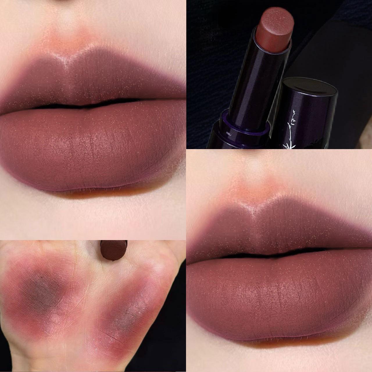 HERORANGE Bamboo Bloom Soft Matte Nude Lipstick 3.5g