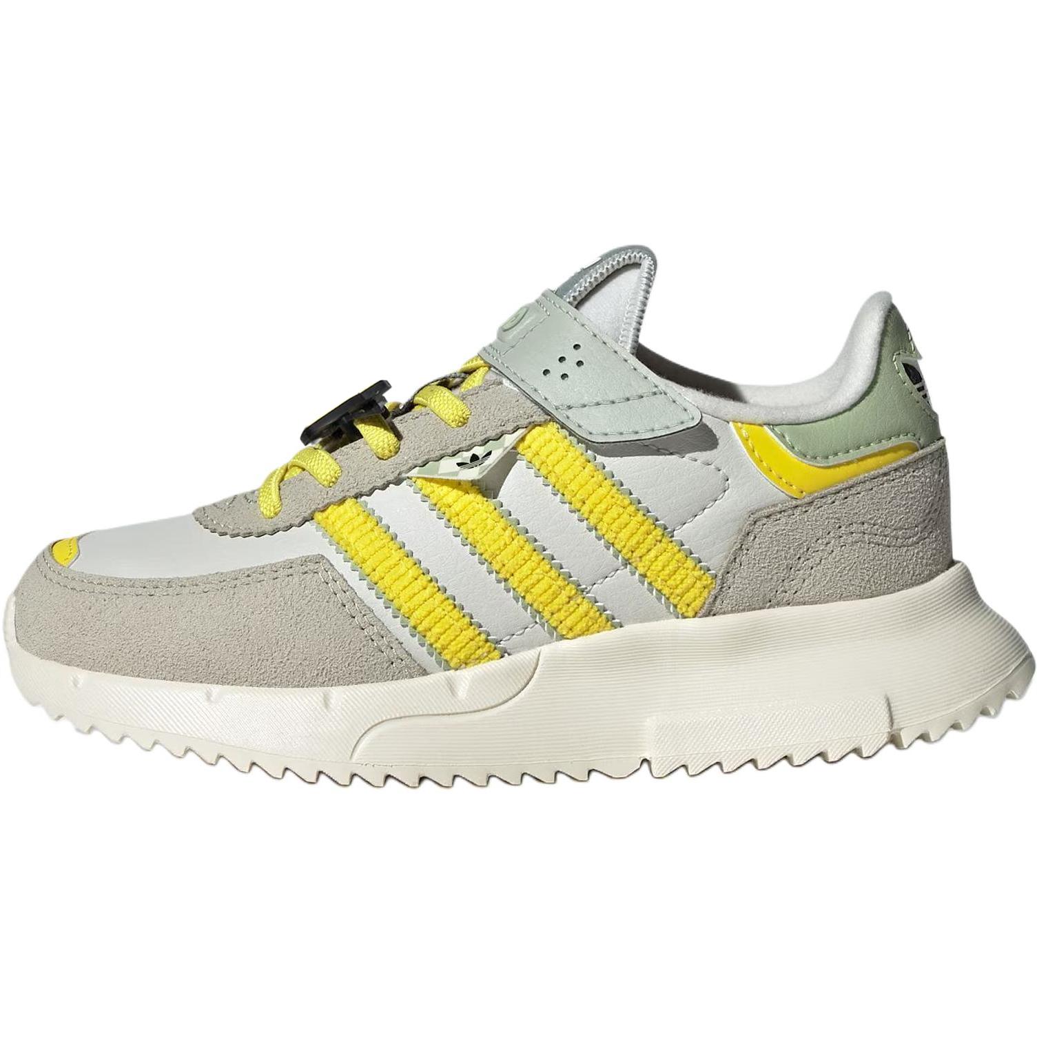 Disney x Adidas Originals Retropy F2 Low top Kids Lifestyle Shoes Gray Yellow Kids JS2471 29