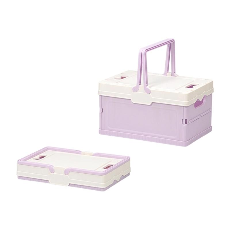 Waterproof Folding Container with Lid for Camping Home Use Outdoor Gear Storage Organiser for Small Spaces