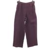 Made In Italy Linen Wide Pants 34 Bordeaux Women Used