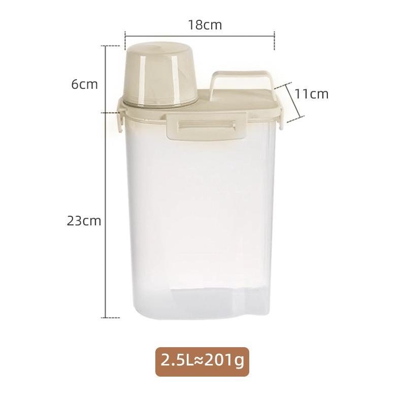 Rice Bucket Storage Tank, Household Insect Proof and Moisture-proof Sealed Flour Storage Tank, Food Grade Rice, Grains Storage Box