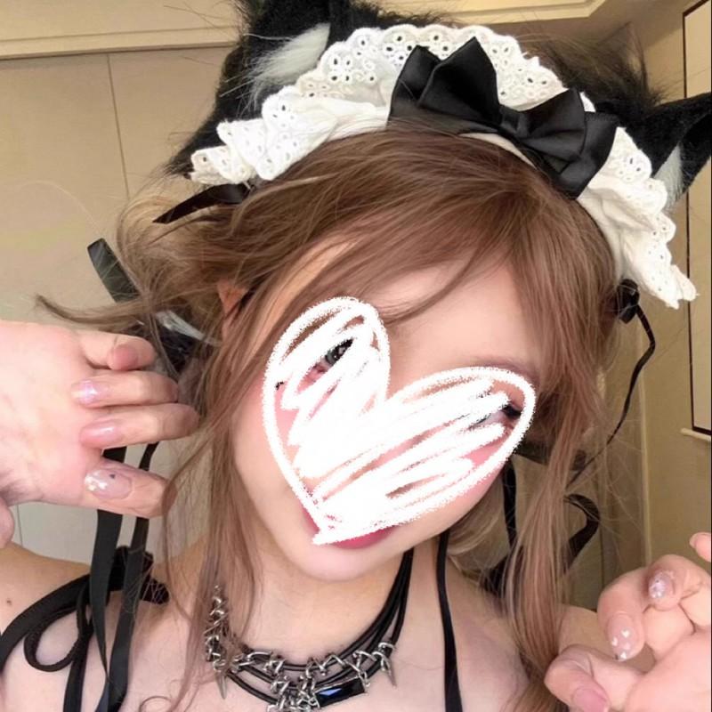 Cute Cat Ear Headband With Lace Bow Women Lolita Cosplay Hair Accessory Sweet Style Handmade Hairband