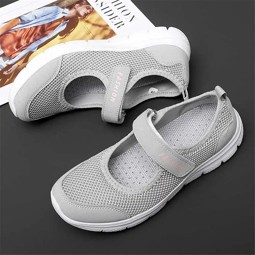 Fashion Round Nose Grey Outdoor Sneakers Woman New Shoes Shoes Women's Luxury Brand Sport Loufers Different Designer Sneakeres