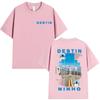 Rapper NINHO DESTIN Tour 2025 Graphic T Shirt Men's Summer Fashion Oversized Cotton T-shirts Vintage Hip Hop T-shirt Streetwear