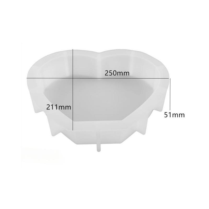 DIY Mold, Crystal Dropper, Epoxy Resin, Heart-shaped Photo Frame, Heart-shaped Ornament, Rectangular Combination, Mirror, Silicone Mold