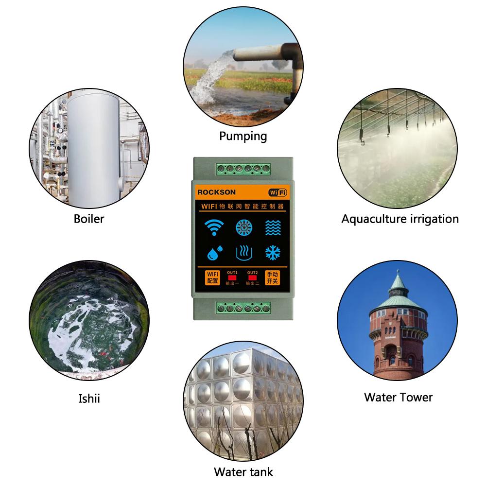 Tuya Water Level Sensor WIFI Controller Leakage Flood Alarm Swim Vape Tank Flow Detector Leak Protection for Home Security