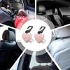 Car Seat Hooks For Headrest Heart Shape Cartoon Headrest Hooks 2PCS Space Saving Backseat Hanger Cute Storage Hanger For Tote