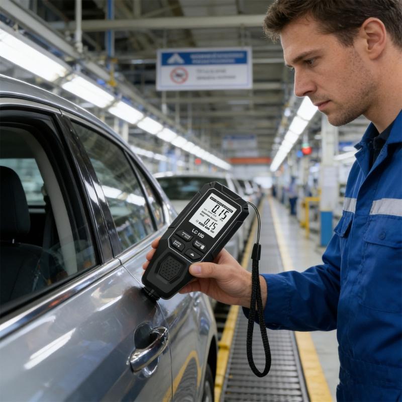 Advanced Technology Coating Thickness Gauges for Automotive Paint and Powder Coating Inspection on Metal Surfaces