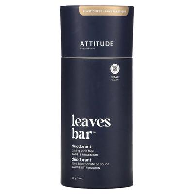 Déodorant en barre Leaves, sauge et romarin, 85 g (85 g)