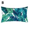 1PC Home Decor Cushion Cover Protector Teal Blue Rectangular Lumbar Pillowcase Pillow Case 30x50cm