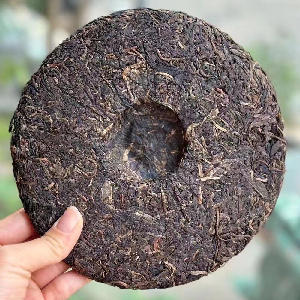 357g Yunnan Old Raw Pu-erh Tea Cake 2004 Haiwan Aged Puer Cake Tea Puerh Raw Tea