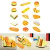 Realistic Hamburger Artificial Dessert Toy Food Cake Decorations for Hamburger