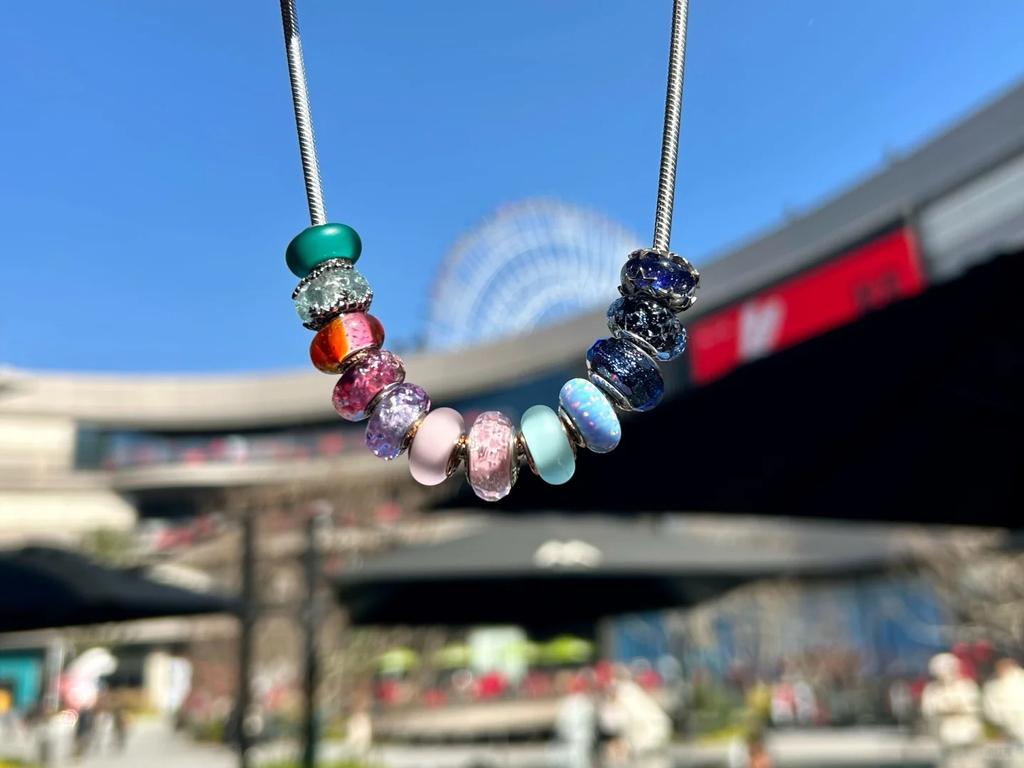 925 Silver Murano Glass Charms Fit Original Bracelets Round Murano Glass Charms Beads DIY Women Jewelry Gifts For Women