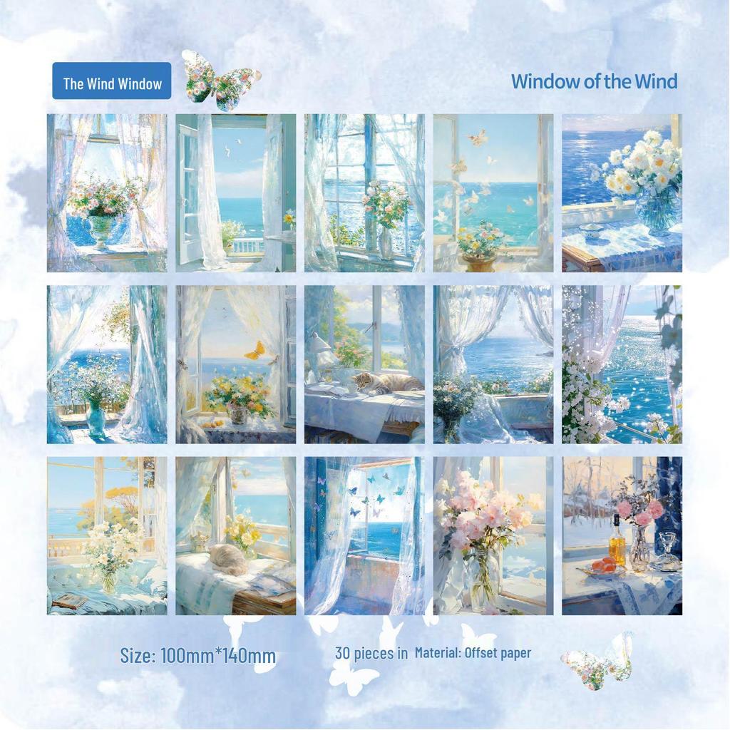 Scenic Paper for DIY Window Collage & Ita-bag Decor