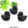 1.2" Little Duck Statue Natural Stone Reiki Healing Crystal Amethyst Tiger Eye Animal Figurine Gemstones Crafts Home Decor Gifts