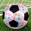 Elsa Theme Size 5 Soccer Ball, Suitable for Both Indoor and Outdoor Matches, a Gift Suitable for Everyone.
