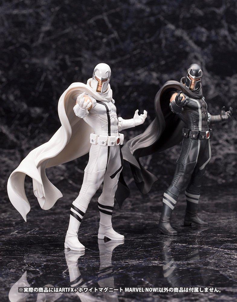 Kotobukiya ARTFX+ MARVEL NOW! White Magneto MARVEL NOW! 1/10 Scale PVC Pre-painted Easy-to-Assembly Figure