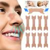 50pcs Snoring Stickers Breathing Nose Strips Physical Airway Expansion for Improved Nose Vent Anti-Snoring Comfort Sleep Aid