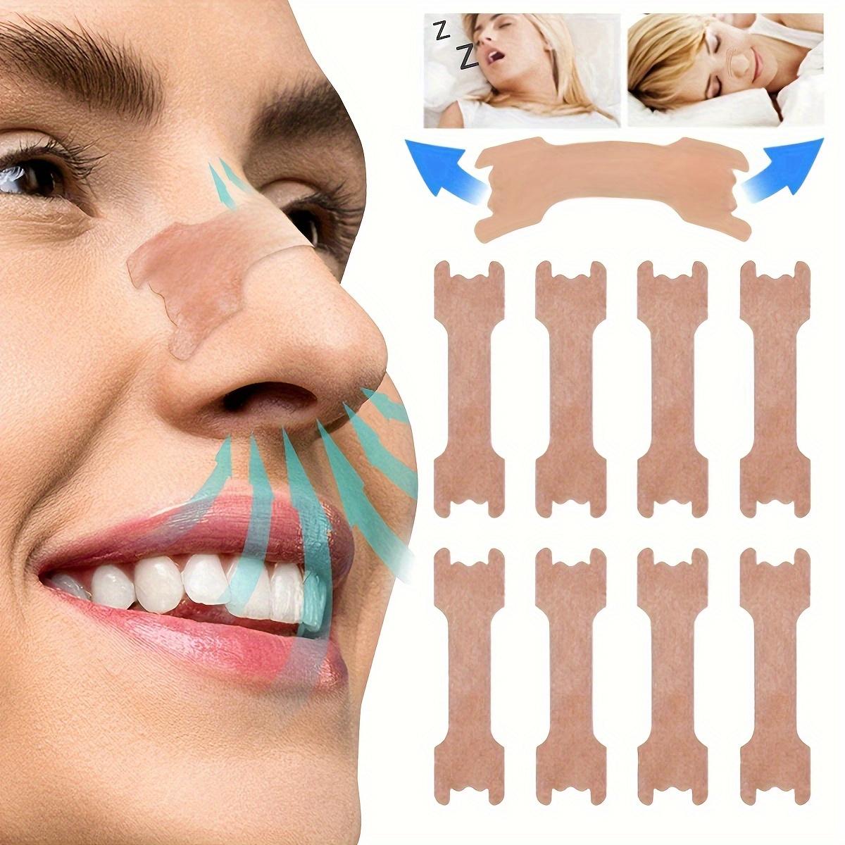 

50pcs Snoring Stickers Breathing Nose Strips Physical Airway Expansion for Improved Nose Vent Anti-Snoring Comfort Sleep Aid