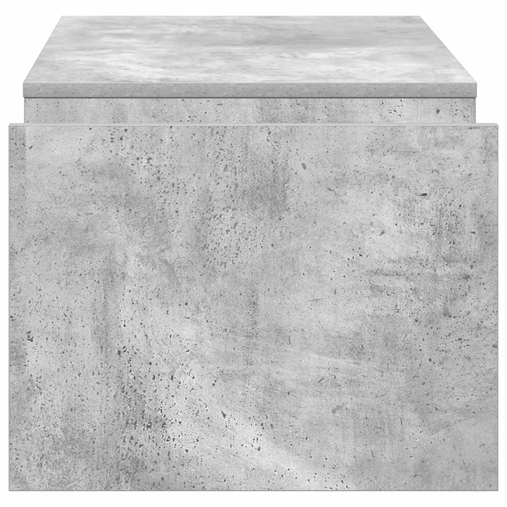 Coffee Table Concrete Grey 90 X 45 X 35 Cm Engineered Wood
