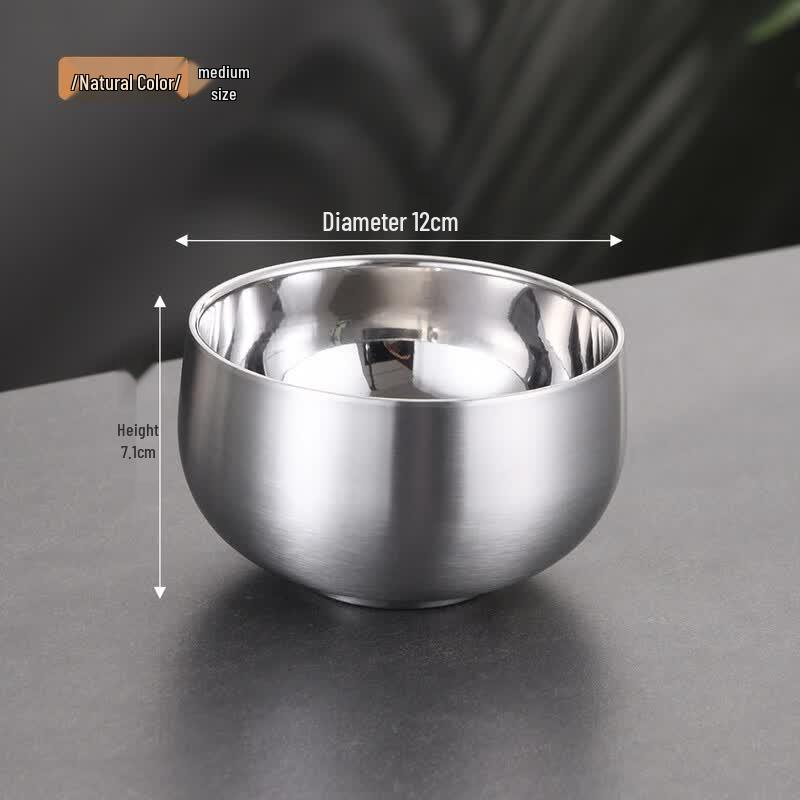 

ZISIZ Korean Stainless Steel Rice Bowl Set