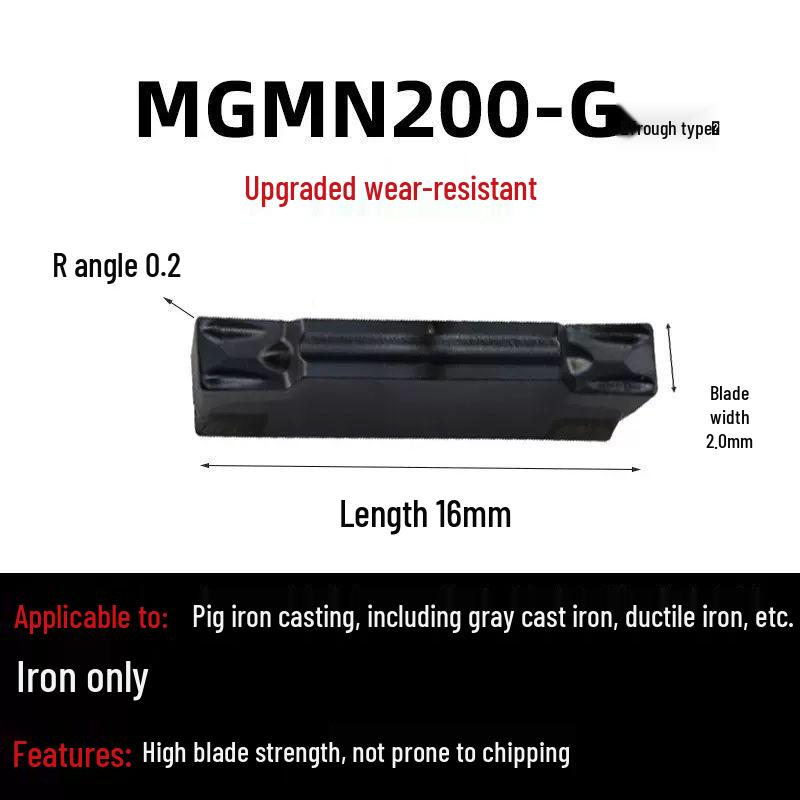 CNC Lathe Grooving Inserts MGMN300-M End Face Cutting Tools