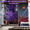 Halloween Party LED Light 70 LED String Ghost House Atmosphere Light Battery Powered Spider Web Lamp For Festival Party Decor