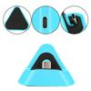Portable Triangular Type C Charging Base Metal Bottom Charger for Switch   Lite Host(Blue Green )