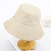 Double-sided bucket hat big eaves sun hat foldable summer travel vacation sun hat