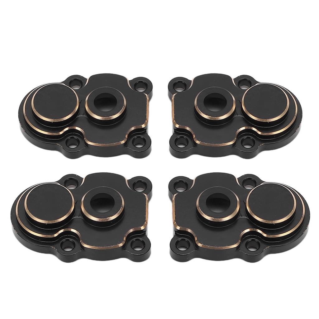4Pcs RC Knuckle Cover Brass High Strength Rust Resistant RC Axle Gear Cover for FMS 1Celsius24 FCX24 RC Crawler
