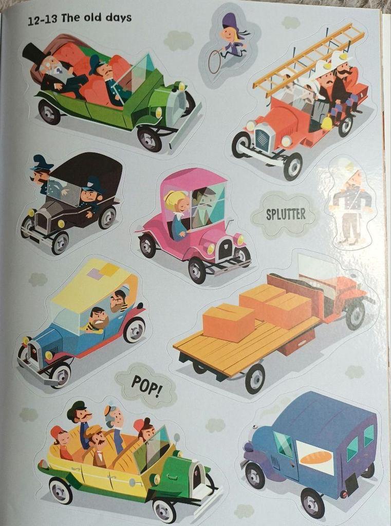 [USED] Usborne Stickerbook Set of 4 for Boys