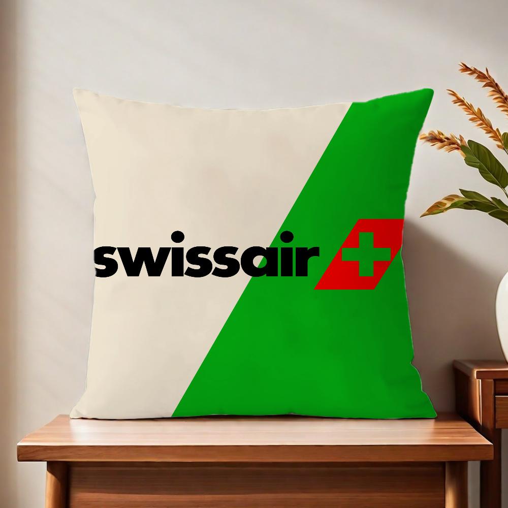 

Sswissairr logo cushion cover For Pillow Printing Sofa Decoration Home Car Room Coffee Shop Office Nordic Simplicity 30x30 cm