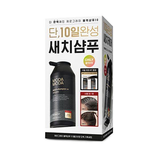 

Modamoda Zero Gray Black Shampoo 300 г, специальный (+ Предоставляется 7-дневный комплект) Shampoo 2 pack plan