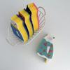 2pcs Japanese Cat Dish Sponge Non-Scratch Dishwashing Cloth Cat Shaped Dishwashing Sponge  Bathroom