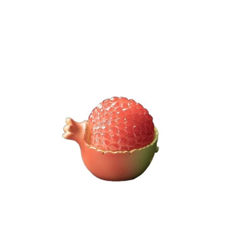 Chinese Style Pomegranate Incense Burner, Cloud Incense Holder for Sandalwood Agarwood Home Zen Decor