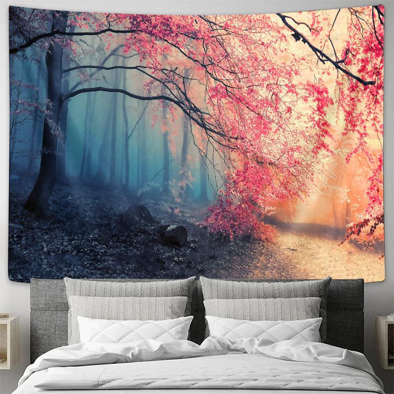 Dream Forest Tapestry Bedroom Living Room Wall Art