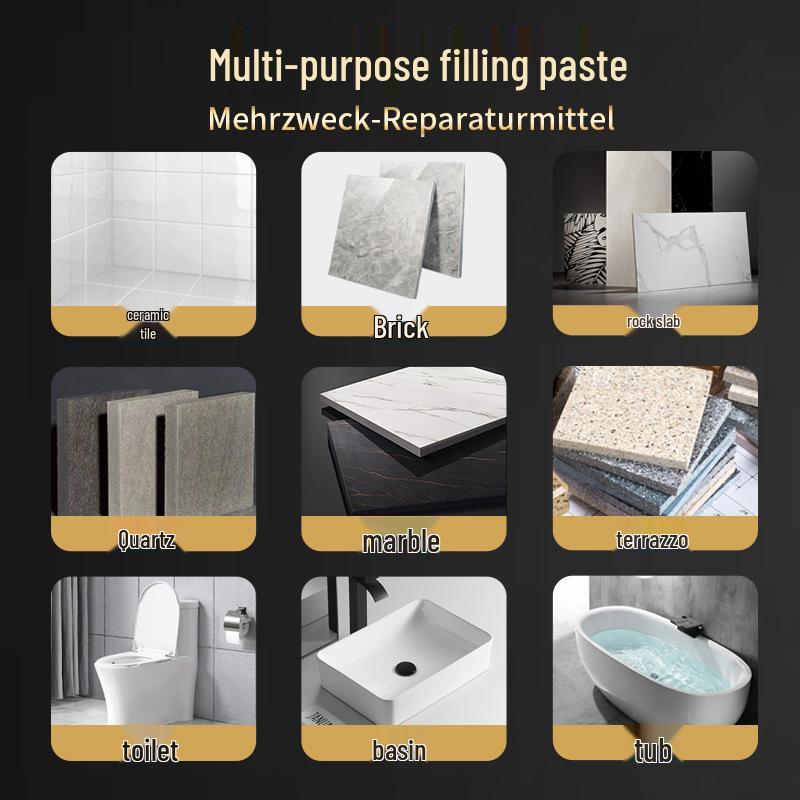 Waterproof Tile Repair Paste for Seamless Floor Crack and Hole Filling