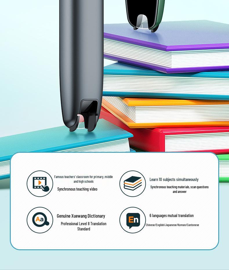 Offline Smart Scanning and Translation Pen: Chinese-English Translator, Dictionary, and Classroom Recording Tool for Students