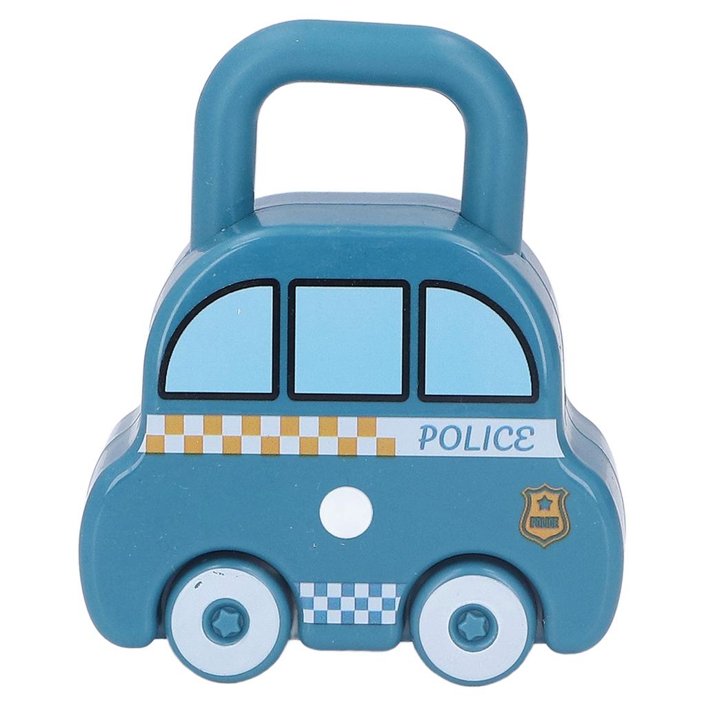 Kids Learning Locks Car Shaped Numbers Matching Different Colors Educational Lock Key Toys